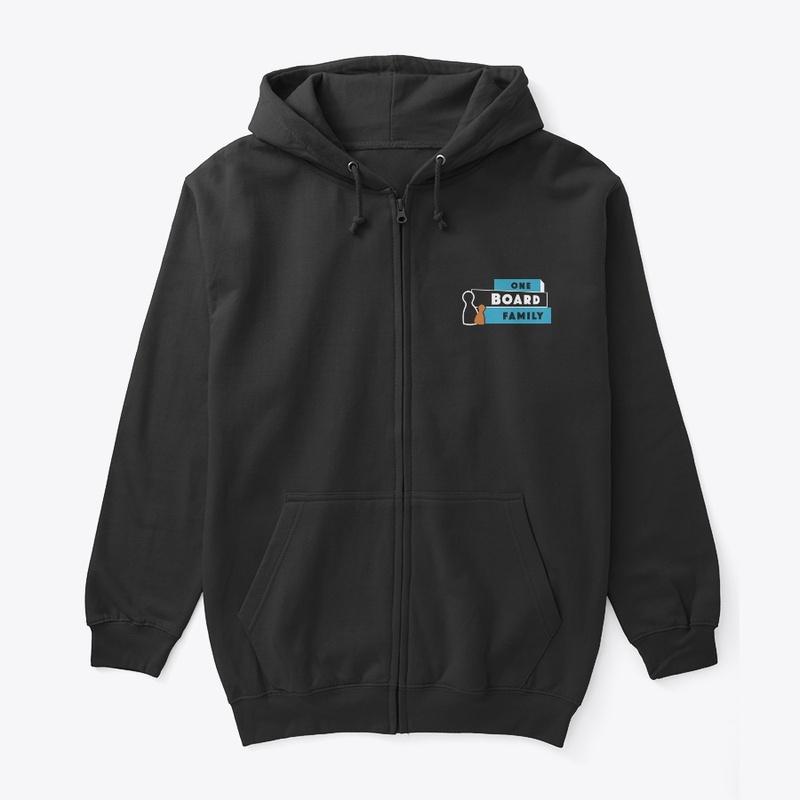 Zip Up Logo Hoodie